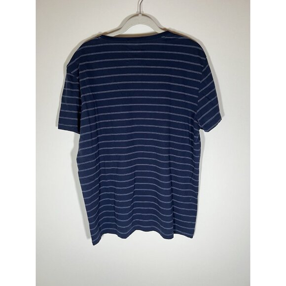 Marine Layer Re-Spun blue white striped retro tshirt XL California soft beach - Picture 3 of 9